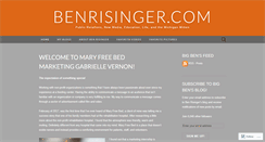 Desktop Screenshot of benrisinger.com