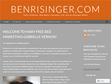 Tablet Screenshot of benrisinger.com